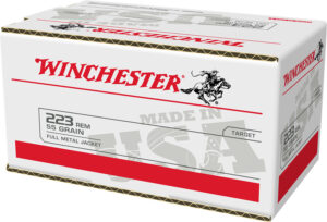 Winchester USA .223 Rem 55 gr FMJ 200rd box ammunition