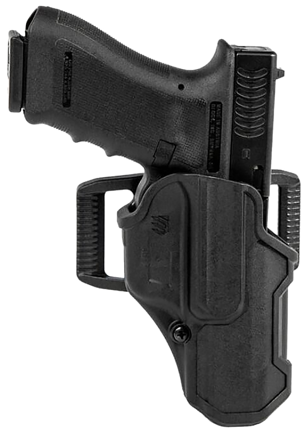 BLACKHAWK T-Series L2C Level 2 Compact OWB holster, right hand, black, fits Colt 1911