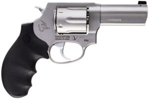 Taurus Defender 856 matte stainless revolver with Hogue rubber grip and night front sight