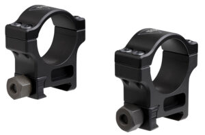 Trijicon AC22010 30mm black hardcoat anodized aluminum riflescope rings