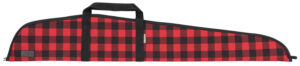 Heritage Cases Lakewood 52-inch shotgun case red black buffalo plaid canvas with padding