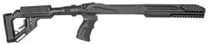 FAB Defense FXUASR1022B UAS-R Precision Stock Conversion Kit for Ruger 10/22 Left Side Folding w/Adjustable Cheekrest Matte Black Fiberglass Reinforced Polymer