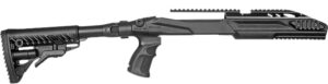 FAB Defense FXM4PR1022B M4 conversion kit for Ruger 10/22, matte black, collapsible left-side folding stock