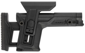 FAB Defense RAPS Rapid Adjustment Precision Stock in black with adjustable cheek rest and length of pull
