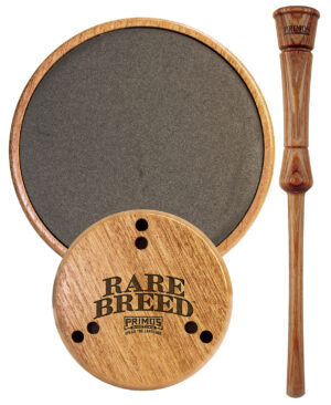 Primos Rare Breed Slate Pot Call wood cup with slate surface and striker