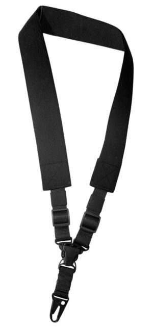 Outdoor Connection A-TAC single-point sling, black 2-inch elastic with H-K hook