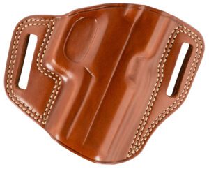 Galco Combat Master CM822 tan leather OWB belt slide holster for Sig P320 Compact, right hand