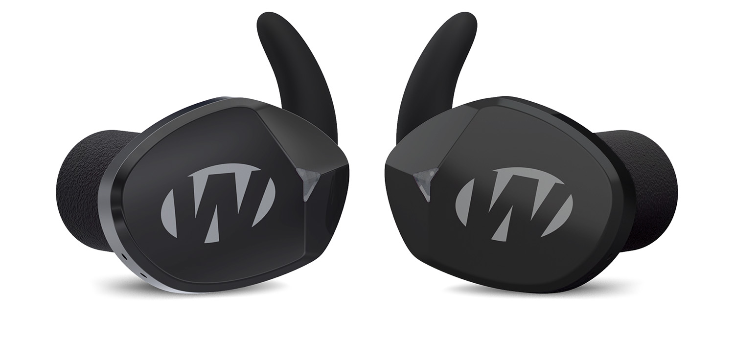 Walkers Silencer BT 2.0 Bluetooth rechargeable in-ear earbuds in gray/black