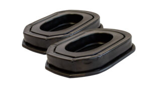 Walkers gel ear pad for Razor and Xcel series muffs, black, sold as a pair