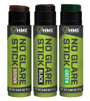 HME face paint sticks 3-pack black brown dark green no glare