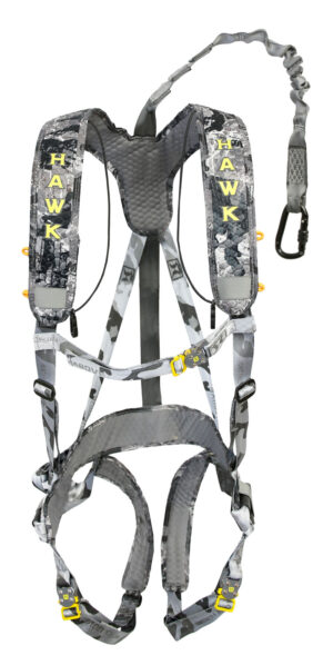 Hawk Elevate Lite Safety Harness Chaos Black padded nylon