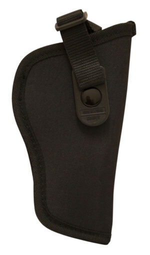 Birchwood Casey NH01 Size 01 black nylon outside-the-waistband revolver holster with belt loop, ambidextrous