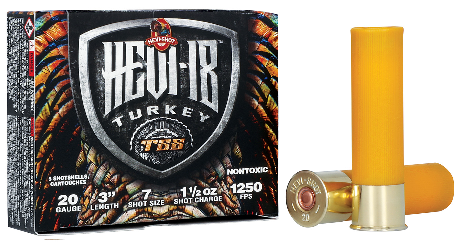 HEVI-SHOT HEVI-18 TSS 20ga 3in #7 shotshells box