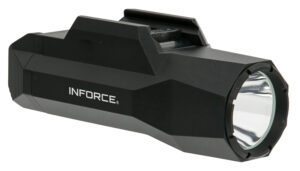 Inforce WILD2 weapon light black anodized 1000 lumens mounted view