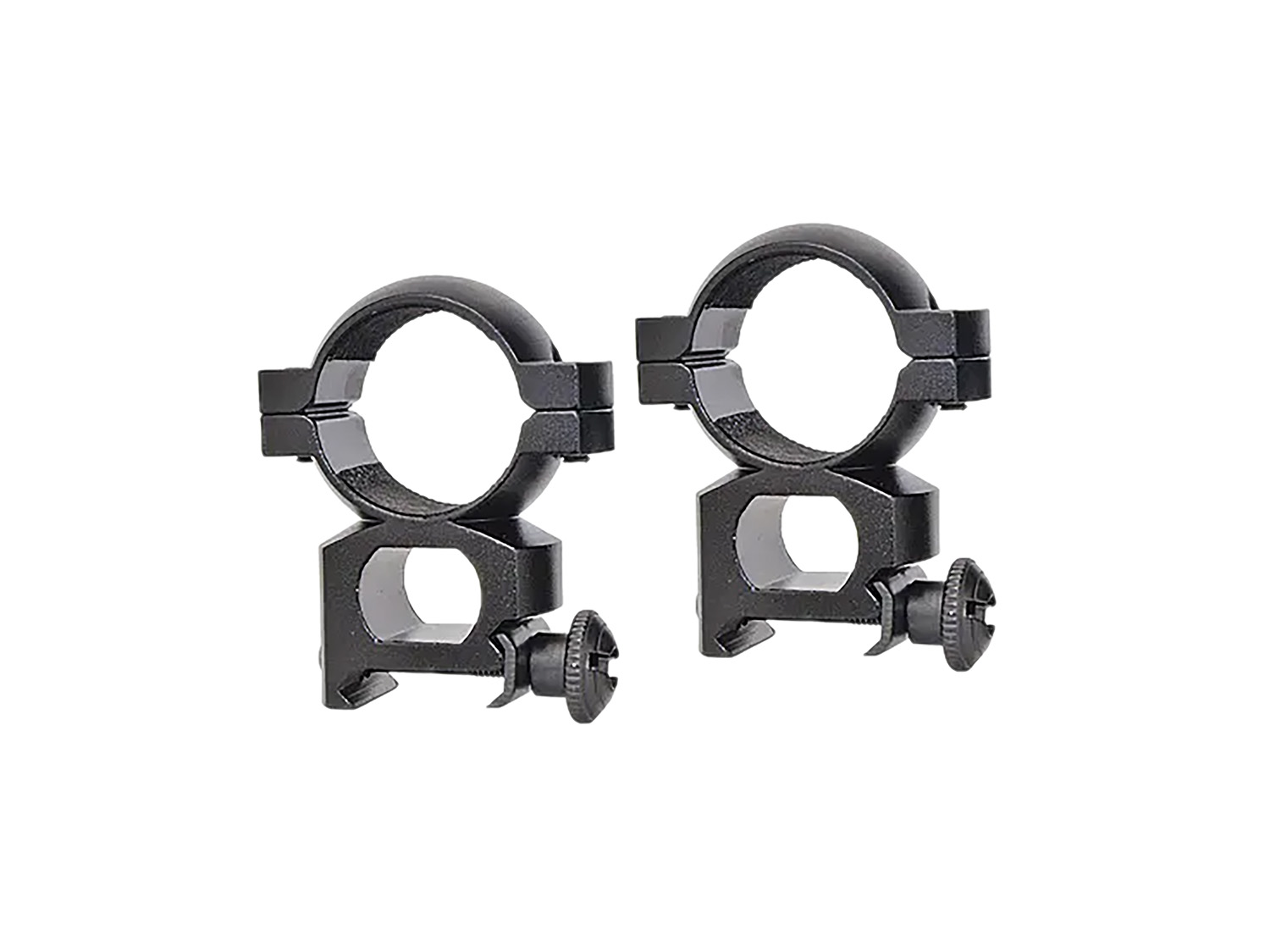 Traditions A798DS Quick Peep 1-inch Weaver aluminum scope rings matte black