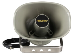 Foxpro external speaker with 8ft cable, mounting bracket and 3.5mm plug