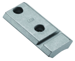 Weaver Grand Slam top mount base, matte black steel, designed for Savage 110