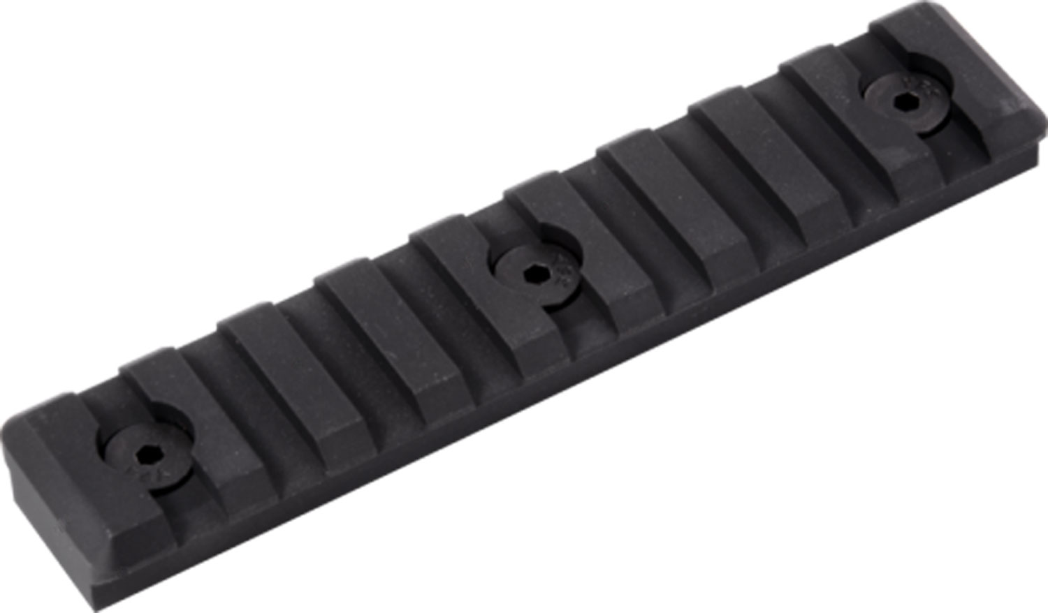 Timber Creek Outdoors M9SPRBL 9-slot M-LOK Picatinny rail in black anodized finish