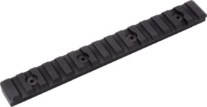 Timber Creek Outdoors M15SPRBL M-LOK 15 Slot Picatinny Rail  Black Anodized