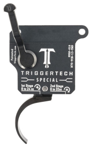 TriggerTech Rem 700 Special Two-Stage Pro-Clean Curved Trigger Matte Gray with Black Parts Right Hand