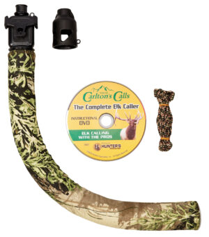 Wayne Carlton's Calls Mac Daddy elk mouth call with Infinity Latex mouthpiece and Advantage Max-1 HD cover