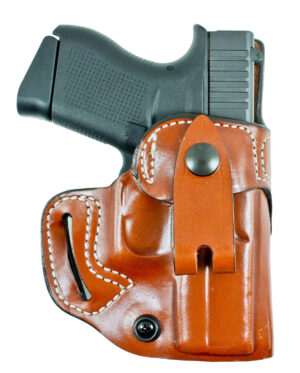 DeSantis Osprey tan leather holster, right-hand belt slide for Sig P365