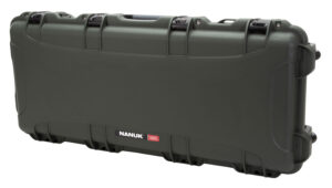 Nanuk 985 AR15 hard case 36 inch olive with foam insert and wheels