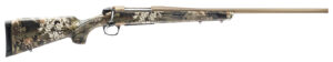 CVA Cascade CR3903C .308 Win 22-inch rifle in Flat Dark Earth Cerakote with Veil Wideland camo SoftTouch stock