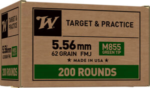 Winchester USA M855 5.56mm 62gr Green Tip 200rd box