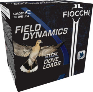 Box of Fiocchi Dove & Quail steel shotgun shells, 12 gauge 2.75 inch