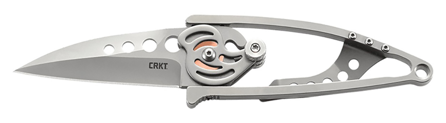 CRKT Snap Lock 5102N folding knife with 2.55 inch 420J2 blade and stainless steel handle