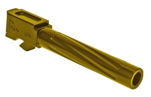 Rival Arms V1 Gold PVD 4.49 in match-grade barrel for Glock 17 Gen5