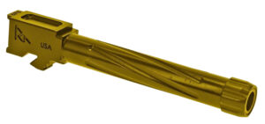 Rival Arms V1 gold threaded 4.49-inch barrel for Glock 17 Gen5