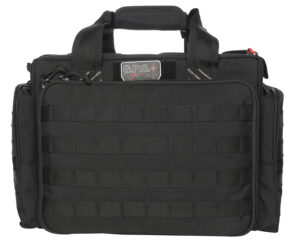 G*Outdoors GPST1714LRB tactical range bag black 1000D nylon holds 5 handguns