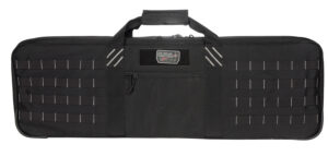 GPS 34-inch tactical hardsided rifle case in black, 1000D nylon, padded perimeter