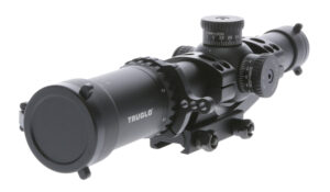 Truglo Omnia 1-8x24 30mm illuminated APTR riflescope, black matte, with one-piece mount