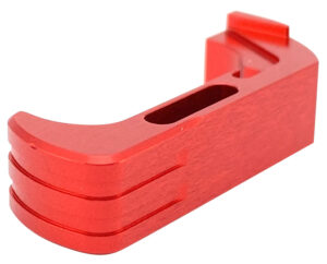 Cross Armory CRG5MCRD red anodized extended magazine catch for Glock Gen4-5