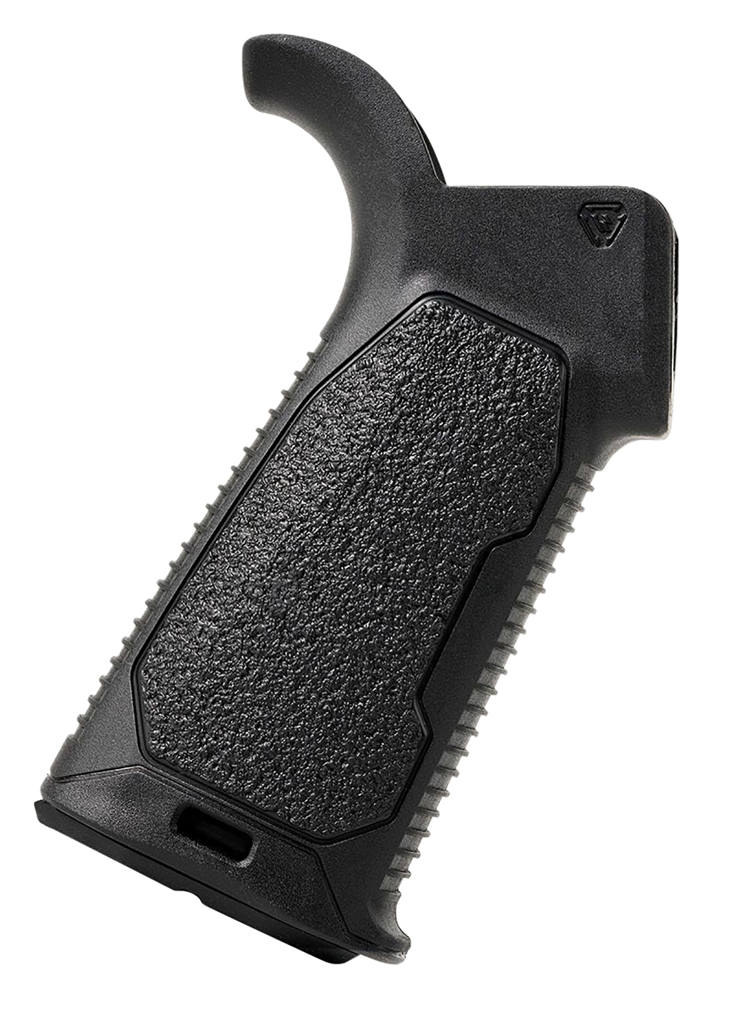 Strike Industries AR15 25-degree black rubber overmold pistol grip