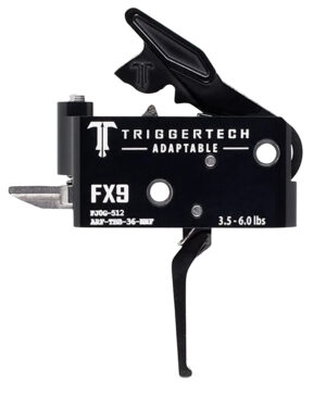 TriggerTech Adaptable Two-Stage Flat Trigger 3.50-6 lbs Black PVD for FN FX9
