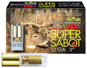 Brenneke Super Sabot 12ga 3" 1 1/8 oz sabot slugs 5rd box