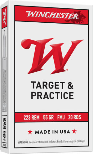 Winchester USA .223 Rem 55 gr FMJ 20rd box