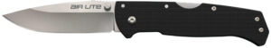 Cold Steel Air Lite CS26WD folding knife with 3.5 in AUS-10A drop point blade and black G-10 handle