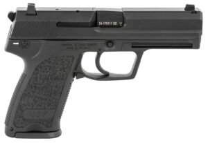 Heckler & Koch USP9 V1 9mm pistol, black polymer frame, serrated steel slide