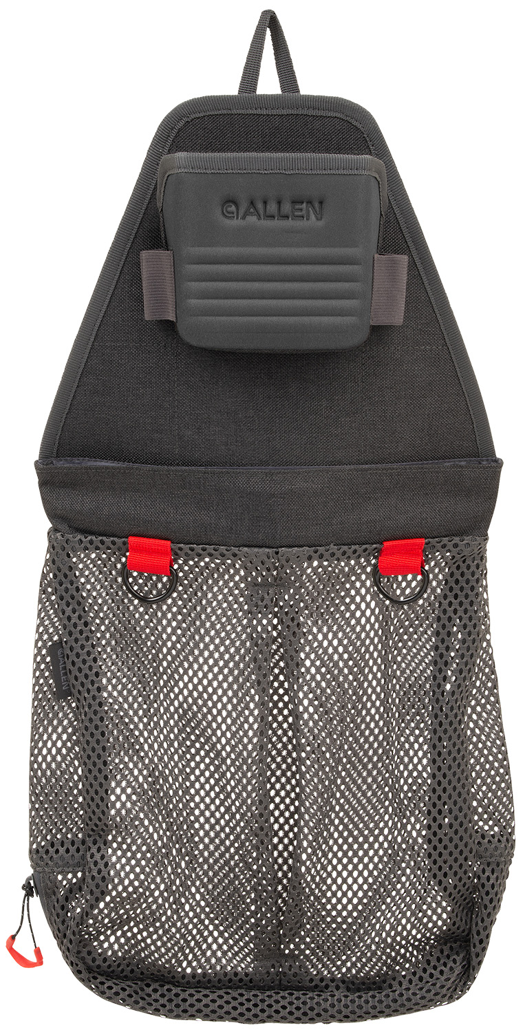 Allen Competitor Over-Under hull bag gray mesh holds 12 gauge shells and spent hulls