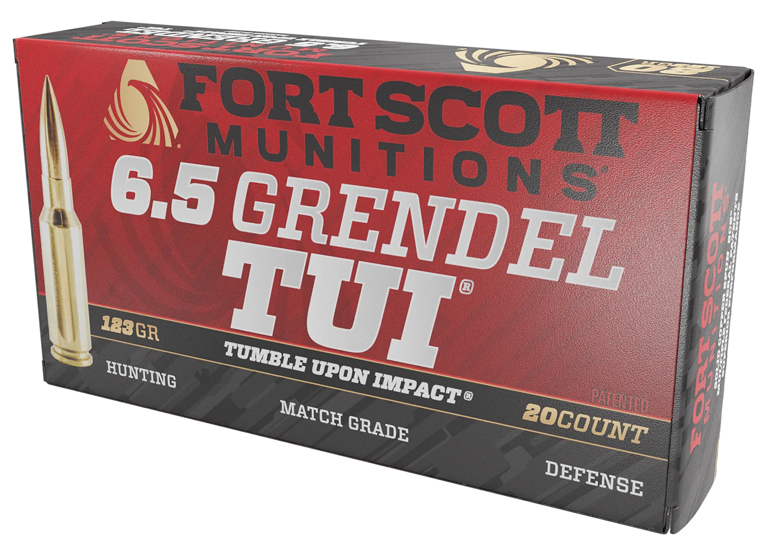 Fort Scott Munitions 6.5 Grendel 123gr TUI 20rd Box - Alexander's