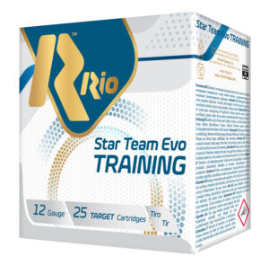 Rio Ammunition Star Team Evo Training 12 Gauge 2.75 in #8 shot 25-count box