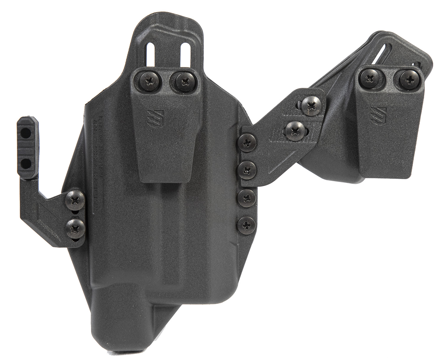 Blackhawk Stache IWB holster Size 02 black polymer belt-clip compatible with Glock 19/23/32/45