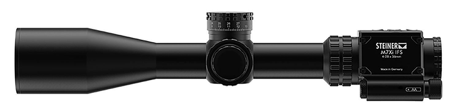 Steiner M7Xi IFS 4-28x56mm scope in black with MSR2 reticle