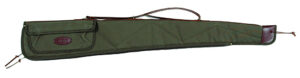 Boyt Harness Signature 50-inch shotgun case in OD Green waxed canvas with leather handle