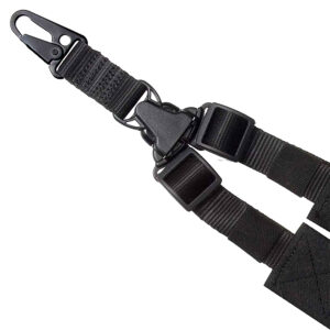Outdoor Connection A-Tac single-point sling kit in black nylon with adapter and wrench
